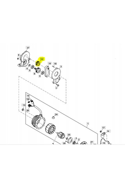 John Deere Roată de scripete TCA18600