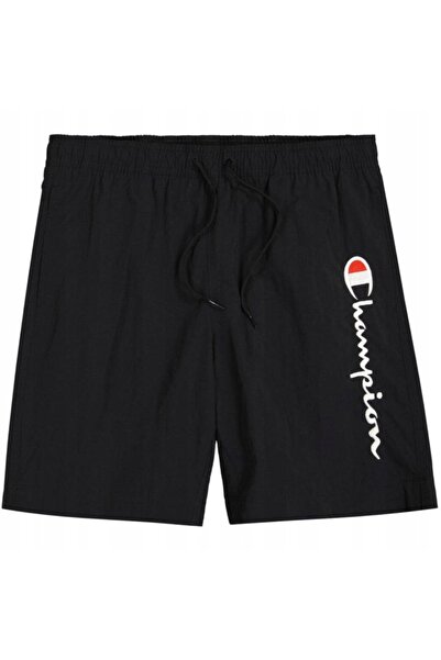 Champion Șorturi de baie pentru bărbați, de plajă, negre, mărimea 2XL