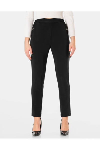 NO BRAND Pantaloni eleganți de damă tip țigară 202313-1 7/8XL