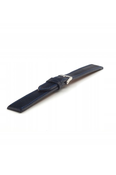 NO BRAND HORIDO 9201SL - 18mm - Albastru Marin - Curea de ceas din piele