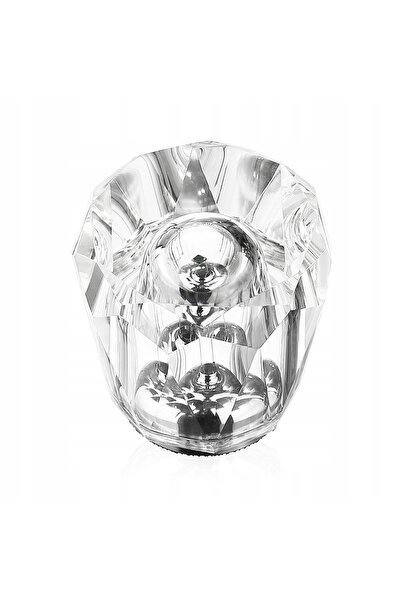 Interlook Lampă de veghe ambientală LED din sticlă de cristal, design wireless