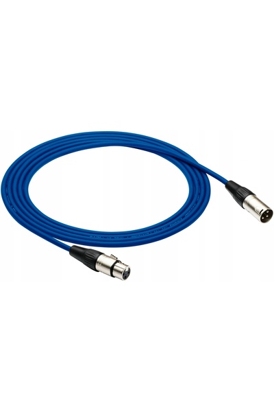 NO BRAND Cablu microfon XLR XLR 6 m 0,23mm albastru Red's music mc0160-b