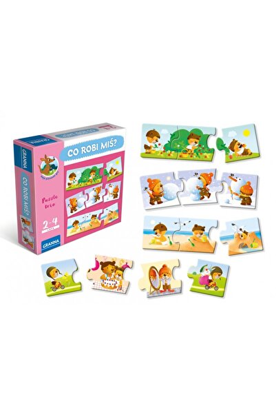NO BRAND Ce faci, ursuleț? JOC EDUCATIV DE POTRIPUNZARE CU PUZZLE