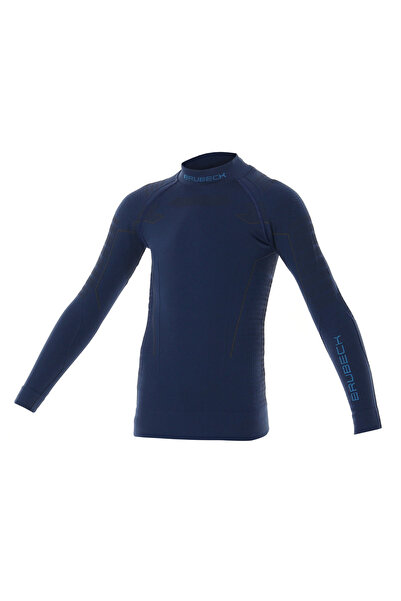 Brubeck Hanorac pentru băiat junior THERMO bleumarin 128/134