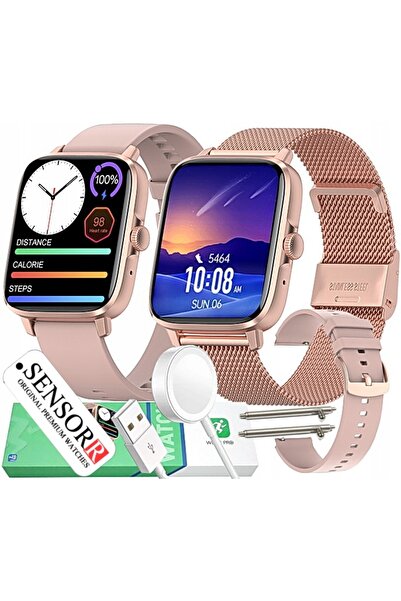 SENSORR SMARTWATCH PENTRU FEMEI, CU FUNCȚIE DE APELURI, MONITORIZARE PRESIUNE...