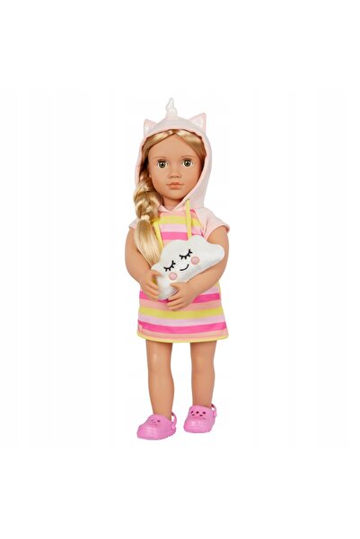NO BRAND Pijamale cu glugă Unicorn, pernă în formă de pantof pentru păpușă de...