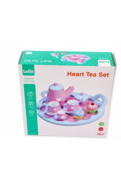 NO BRAND Set de ceai și cafea din lemn pentru copii Lelin