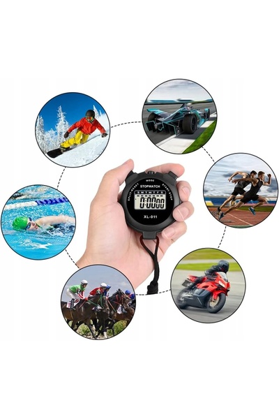 NO BRAND Cronometru sport digital electronic cu cronograf