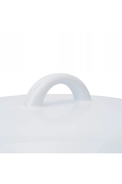 NO BRAND Capac de oală Altom Design, emailat, alb, de 24 cm