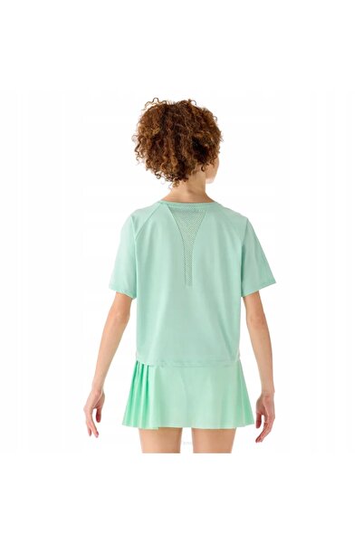YONEX Tricou de tenis de antrenament pentru femei, verde, XL