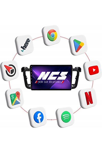 NO BRAND RADIO NAVIGAȚIE ANDROID RS-305 PEUGEOT 508 2010-2018 2GB 9"