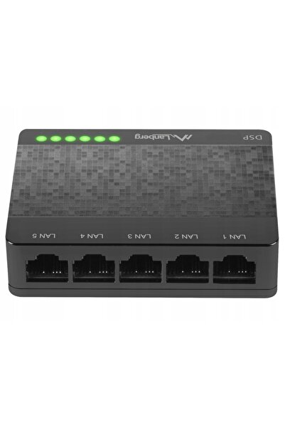 NO BRAND Switch comutabil 5 porturi 10/100 Mb/s LANBERG