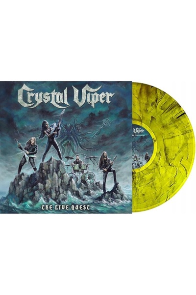 NO BRAND ++ CRYSTAL VIPER Live Quest MARBLED LP