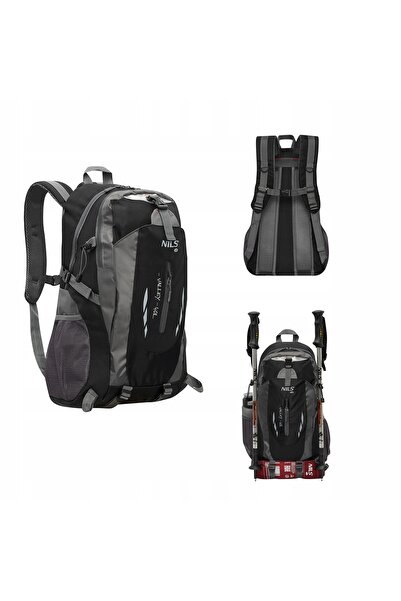 NO BRAND Rucsac negru de 40L, de mare capacitate, pentru sporturi în aer libe...