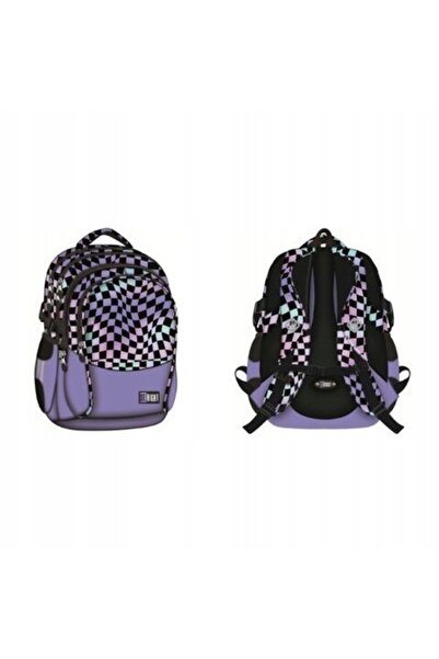 NO BRAND Rucsac școlar pentru tineret cu 4 compartimente, St. Dreapta BP-01 T...