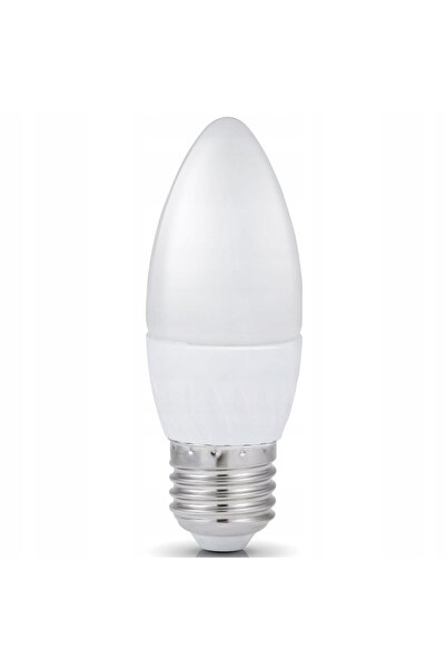ecolight Bec LED E27 4000K 900lm 10W alb neutru, tip lumânare, x5
