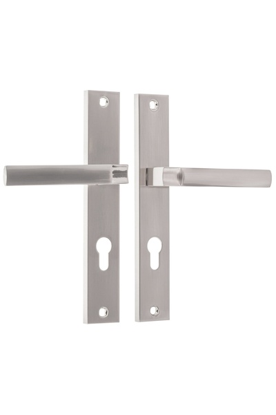 NO BRAND Mâner pentru uși exterioare VERSA, nichel, 72 mm