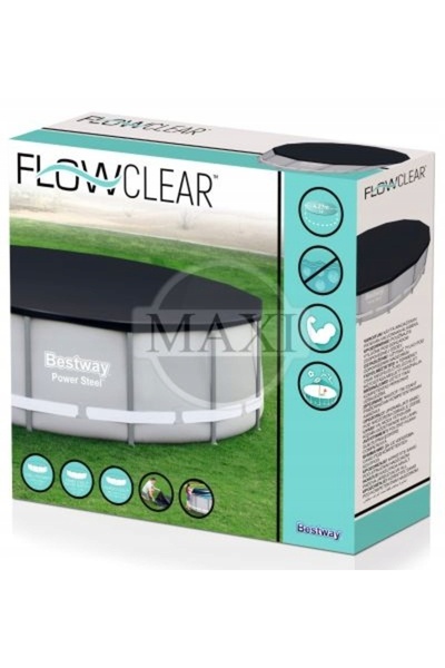 BESTWAY Prelată pentru piscină cu cadru 427 cm 58248