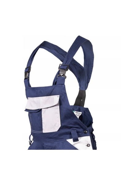 NO BRAND Salopetă de lucru premium, albastru marin, mărimea L S-42117 Stalco