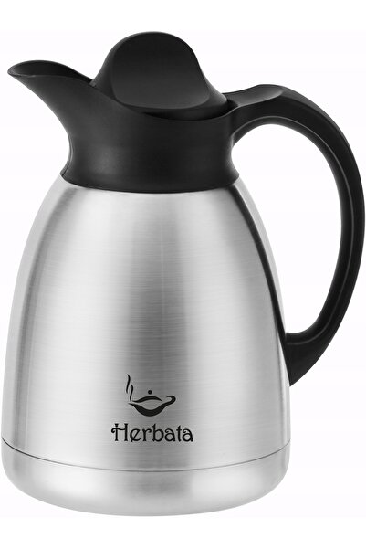 NO BRAND Termos VAZĂ DE OȚEL 1,0 L pentru conferințe, cu imprimeu „Cafea Ceai...