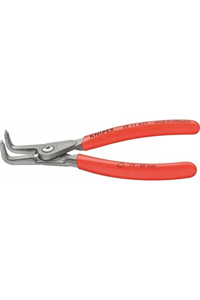 Knipex 49 21 clește A21 pentru inele exterioare SEGERA, îndoit