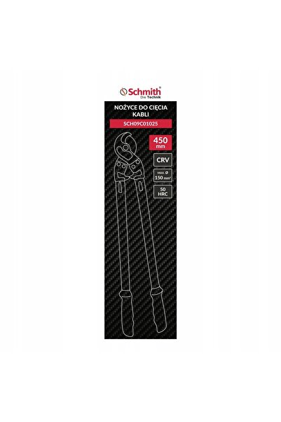 NO BRAND Clește-foarfecă pentru tăiat cabluri și fire 450mm Schmith