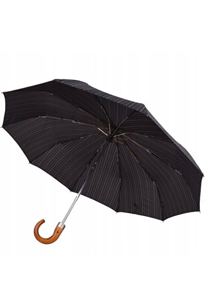 NO BRAND Umbrelă automată rezistentă pentru bărbați, din fibră, calitate DOPL...