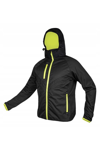 NEO Tools Jachetă Softshell Mix&Match Negru-Galben Mărimea XL 81-562