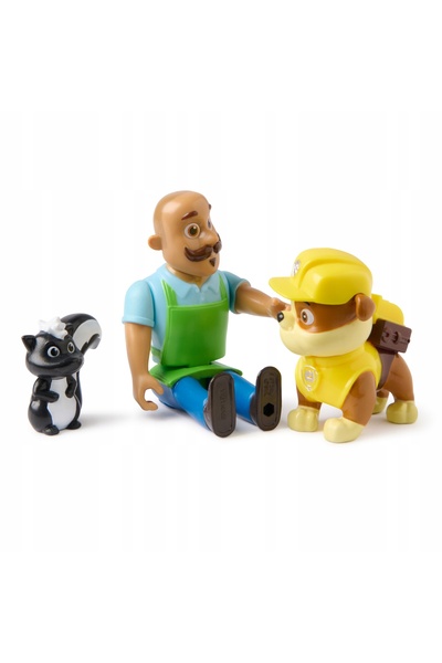 Spin Master Toys Far East Paw Patrol - Figurine Rubble și Mr. Porter - 6072996