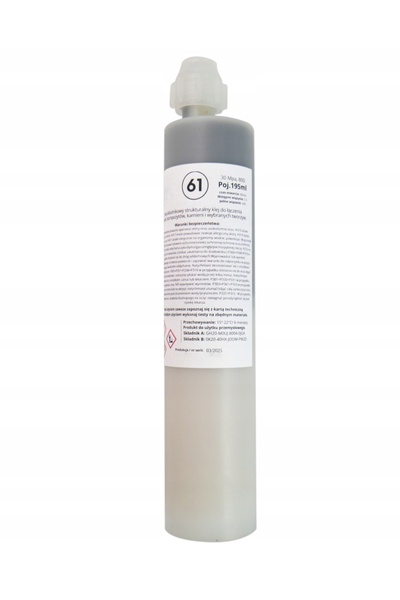 NO BRAND 195ml Adeziv bicomponent pentru metal și caroserii auto, Mixers 2 bu...