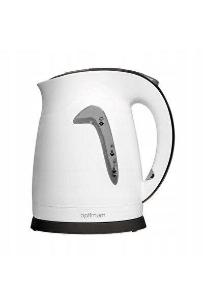 Optimum Fierbător electric 1,7L alb și negru