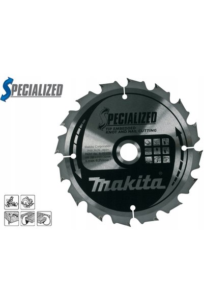 Makita Disc de tăiere NAILS șuruburi 165x20 16Z