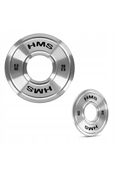 HMS Disc circular de greutate, olimpic, calibrat, 0,5 kg, din oțel