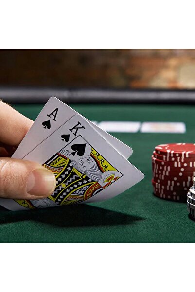 NO BRAND SET JETE POKER TEXAS 500 BUCĂȚI, COTEȚ DE JOC POKER, CUTIE, ZARURI, ...