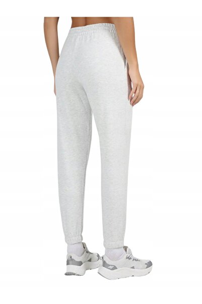 4F Pantaloni de trening pentru femei TROF1658 gri deschis 27S S