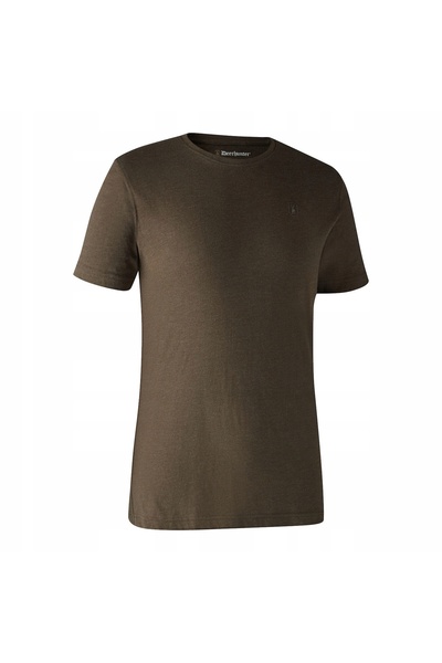 NO BRAND Tricou DEERHUNTER Pachet de 2 8394 - Verde Melanj-L