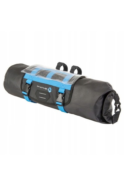 NO BRAND Geantă ghidon impermeabilă 10 L M-WAVE ALBASTRU