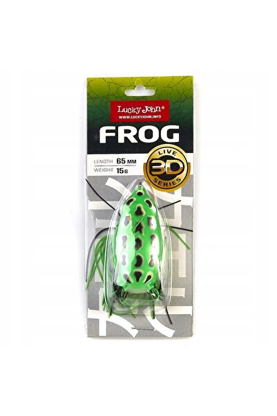 NO BRAND Nalucă de spinning, broască de cauciuc Lucky John, 2.6'' (6.5cm), 15...