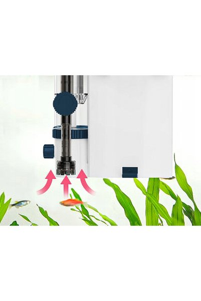 NO BRAND SunSun YBF-500 Filtru în cascadă cu skimmer de suprafață (500 l/h)
