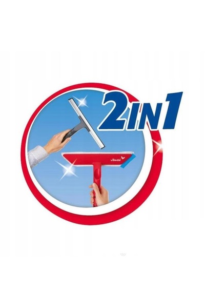 Vileda Ștergător de parbriz cu mâner telescopic, 2 bucăți