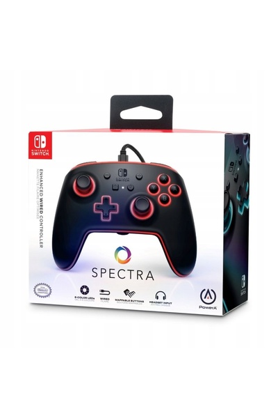 NO BRAND Pad cu cablu pentru consola Nintendo Switch, negru
