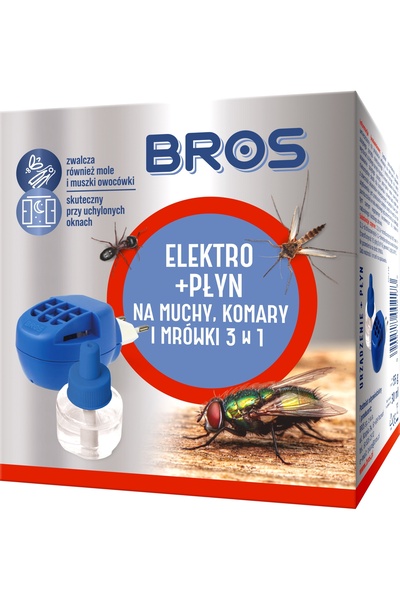 bros INSECTICID ELECTRIC PENTRU ȚÂNȚARI MUȘTE CAPCANĂ PENTRU MOLI FUMIGATOR E...