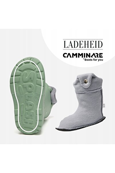 NO BRAND Cizme de ploaie pentru copii, căptușite, LADEHEID x Camminare, cu sp...