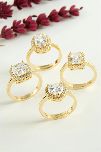 SORA GROUP Mixed Luxury Zircon Stone Serious Relationship Ring
