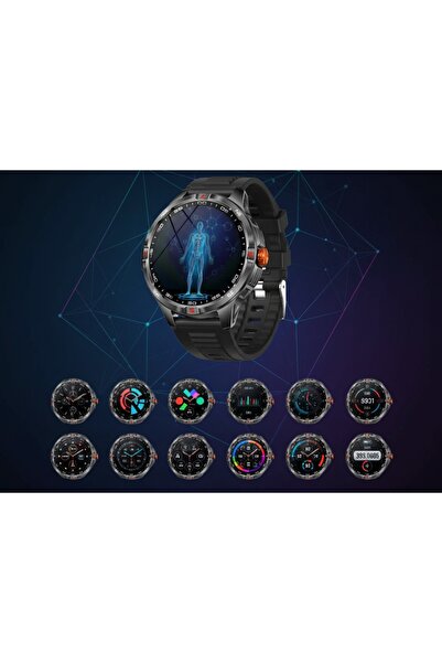 NO BRAND Smartwatch pentru bărbați, funcție de apelare, baterie puternică, bu...