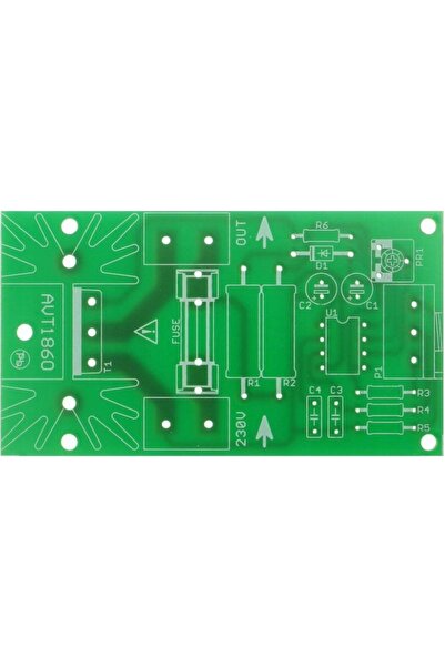 NO BRAND Regulator de tensiune pentru receptoare 230 VAC, AVT1860 PCB