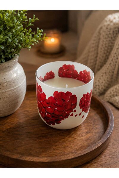 Generic Brand Lumânare parfumată decorativă cu inimioare