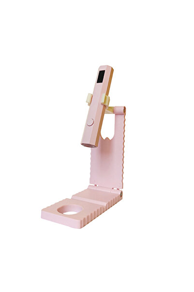 Choice1 Pink Cordless Nail Lamp with Stand Handheld UV Light with LCD Display...
