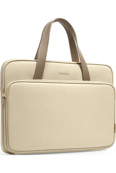 Tomtoc Premium Lady Handle Bag - Τσάντα Μεταφοράς Laptop έως 14" - Khaki