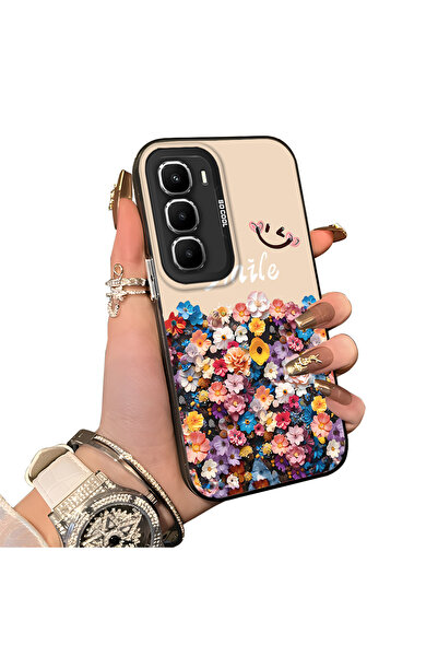 Hontinga حافظة هاتف Infinix Hot 60 Pro متوافقة مع حافظة خلفية صلبة من السيليك...